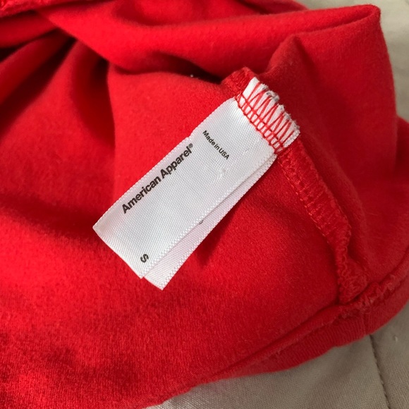 Red American Apparel Low Back Dress - Picture 6 of 6